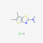 5,6-dimethylthieno[2,3-d][1,3]thiazol-2-amine;hydrochloride