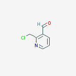 2-(chloromethyl)pyridine-3-carbaldehyde molecular structure