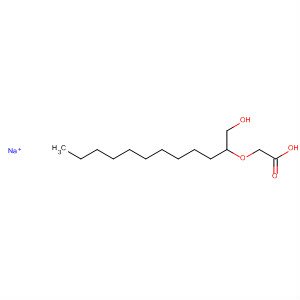 Acetic acid, [[1-(hydroxymethyl)undecyl]oxy]-, monosodium salt molecular structure