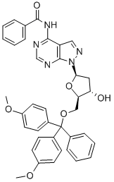 5-O-DMT-N6-BZ-PPA molecular structure