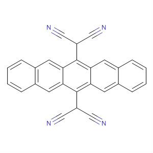 Propanedinitrile, 2,2'-(6,13-pentacenediylidene)bis- molecular structure