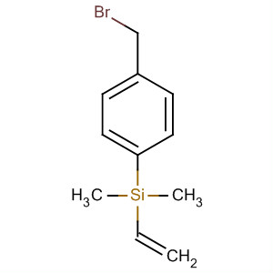 Silane, [4-(bromomethyl)phenyl]ethenyldimethyl- molecular structure