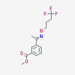 3-{1-[(E)-4,4,4-TRIFLUORO-BUTOXYIMI NO]-ETHYL}-BENZOIC ACID METHYL ESTE R, 95%