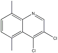 3,4-Dichloro-5,8-dimethylquinoline molecular structure