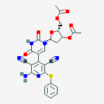 [(2r,5r)-3-acetyloxy-5-[5-(2-amino-3,5-dicyano-6-phenylsulfanylpyridin-4-yl)-2,4-dioxopyrimidin-1-yl]oxolan-2-yl]methyl Acetate