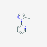 2-(5-methyl-1H-pyrazol-1-yl)pyridine molecular structure