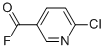 3-PYRIDINECARBONYL FLUORIDE,6-CHLORO- molecular structure