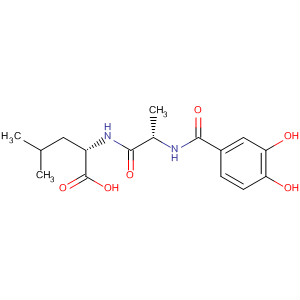 L-Leucine, N-[N-(3,4-dihydroxybenzoyl)-L-alanyl]- molecular structure