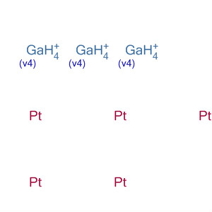 Gallium, compd. with platinum (3:5) molecular structure
