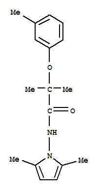 N-(2,5-dimethylpyrrol-1-yl)-2-methyl-2-(3-methylphenoxy)propanamide