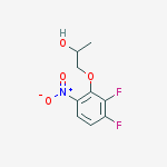 2-Propanol, 1-(2,3-difluoro-6-nitrophenoxy)-, (R)- molecular structure