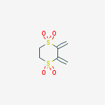 1,4-Dithiane, 2,3-bis(methylene)-, 1,1,4,4-tetraoxide molecular structure