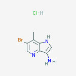 3-Amino-6-bromo-7-methyl-4-azaindole hydrochloride molecular structure
