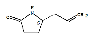2-Pyrrolidinone,5-(2-propen-1-yl)-, (5S)- molecular structure