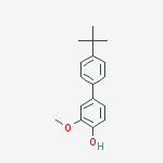 4-(4-tert-butylphenyl)-2-methoxyphenol molecular structure
