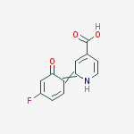 2-(4-fluoro-6-oxocyclohexa-2,4-dien-1-ylidene)-1h-pyridine-4-carboxylic Acid
