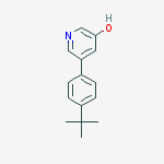 3-HYDROXY-5-(4-T-BUTYLPHENYL)PYRIDINE molecular structure