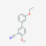 5-(3-ethoxyphenyl)-2-hydroxybenzonitrile molecular structure