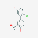 5-(2-chloro-5-hydroxyphenyl)-2-hydroxybenzaldehyde molecular structure