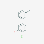 2-chloro-5-(3-methylphenyl)phenol molecular structure