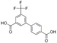 5-(TrifluoroMethyl)-[1,1'-biphenyl]-3,4'-dicarboxylic acid molecular structure