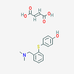 2-(3-Hydroxyphenylsulfanyl)-N,N-dimethylbenzylamine hydrogen maleate