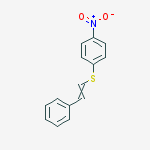Benzene, 1-nitro-4-[(2-phenylethenyl)thio]- molecular structure