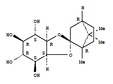 2,3-O-CAMPHANYLIDENE-D-MYO-INOSITOL molecular structure