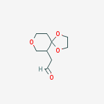 1,4,8-Trioxaspiro[4.5]decane-6-acetaldehyde molecular structure