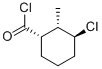 CYCLOHEXANECARBONYL CHLORIDE,3-CHLORO-2-METHYL-,(1A,2A,3SS)- molecular structure