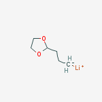 Lithium;2-propyl-1,3-dioxolane molecular structure