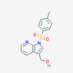 (1-tosyl-1H-pyrrolo[2,3-b]pyridin-3-yl)methanol molecular structure