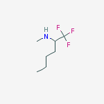 1,1,1-TRIFLUORO-N-METHYL-2-HEXYLAMINE molecular structure