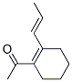ETHANONE,1-[2-(1-ALLYL)-1-CYCLOHEXEN-1-YL]-,(E)- molecular structure
