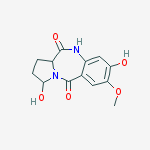 3,9-dihydroxy-2-methoxy-6a,7,8,9-tetrahydro-5h-pyrrolo[2,1-c][1,4]benzodiazepine-6,11-dione