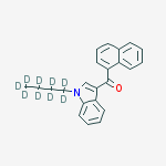 1-(Butyl-d9)-3-(1-naphthoyl)indole JWH-073-d9 molecular structure