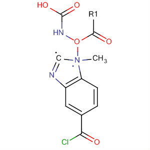 Carbamic acid, [5-(chlorocarbonyl)-1H-benzimidazol-2-yl]-, methyl ester molecular structure