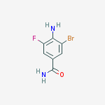 4-amino-3-bromo-5-fluorobenzamide molecular structure