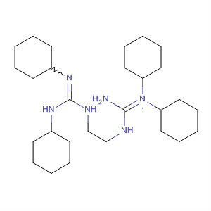 Guanidine, N,N'''-1,2-ethanediylbis[N',N''-dicyclohexyl- molecular structure