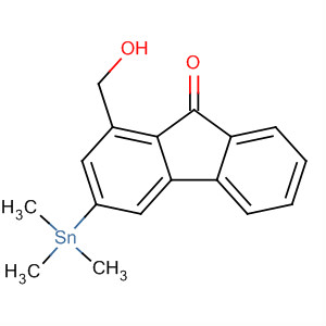 9H-Fluoren-9-one, 1-(hydroxymethyl)-3-(trimethylstannyl)-