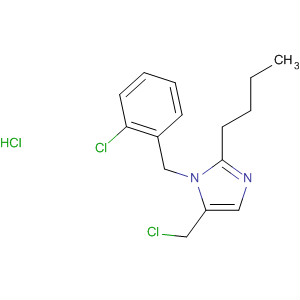 1H-Imidazole, 2-butyl-5-(chloromethyl)-1-[(2-chlorophenyl)methyl]-,monohydrochloride