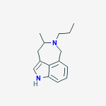 1H-AZEPINO[5,4,3-CD]INDOLE,3,4,5,6-TETRAHYDRO-4-METHYL-5-PROPYL-,HCL molecular structure