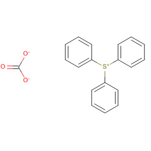 Sulfonium, triphenyl-, carbonate (1:1) molecular structure