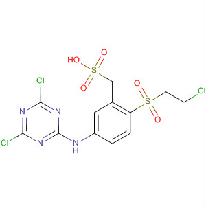 Benzenemethanesulfonic acid,2-[(2-chloroethyl)sulfonyl]-5-[(4,6-dichloro-1,3,5-triazin-2-yl)amino]-