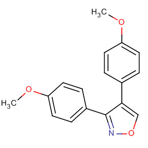 Isoxazole, 3,4-bis(4-methoxyphenyl)- molecular structure