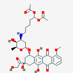 N-(5,5-diacetoxypentyl)doxorubicin