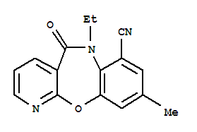 7-Cyano-6-ethyl-9-methyl-pyrido(2,3-b)(1,5)benzoxazepin-5(6H)-one