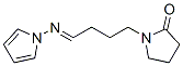 1-(4-Pyrrolizinobutyl)-2-pyrrolidone molecular structure