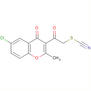 Thiocyanic acid,2-(6-chloro-2-methyl-4-oxo-4H-1-benzopyran-3-yl)-2-oxoethyl ester