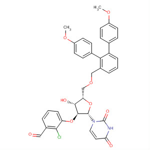 Uridine, 5'-O-[bis(4-methoxyphenyl)phenylmethyl]-,2'-(2-chlorobenzoate)